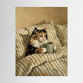 Cat & Coffee Canvas