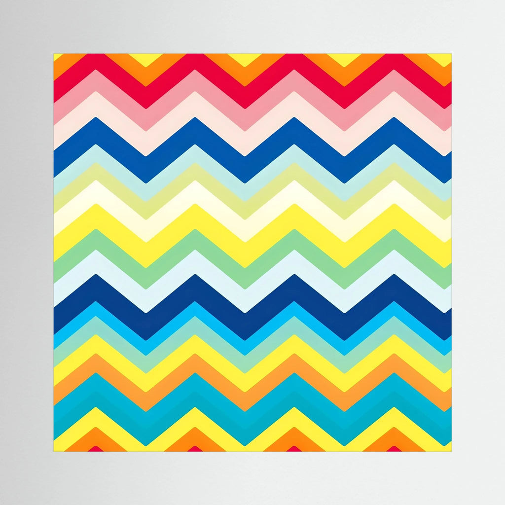 Rainbow Chevron Canvas