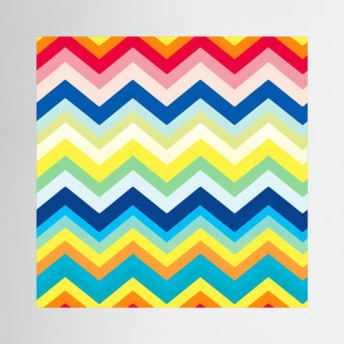 Rainbow Chevron Canvas