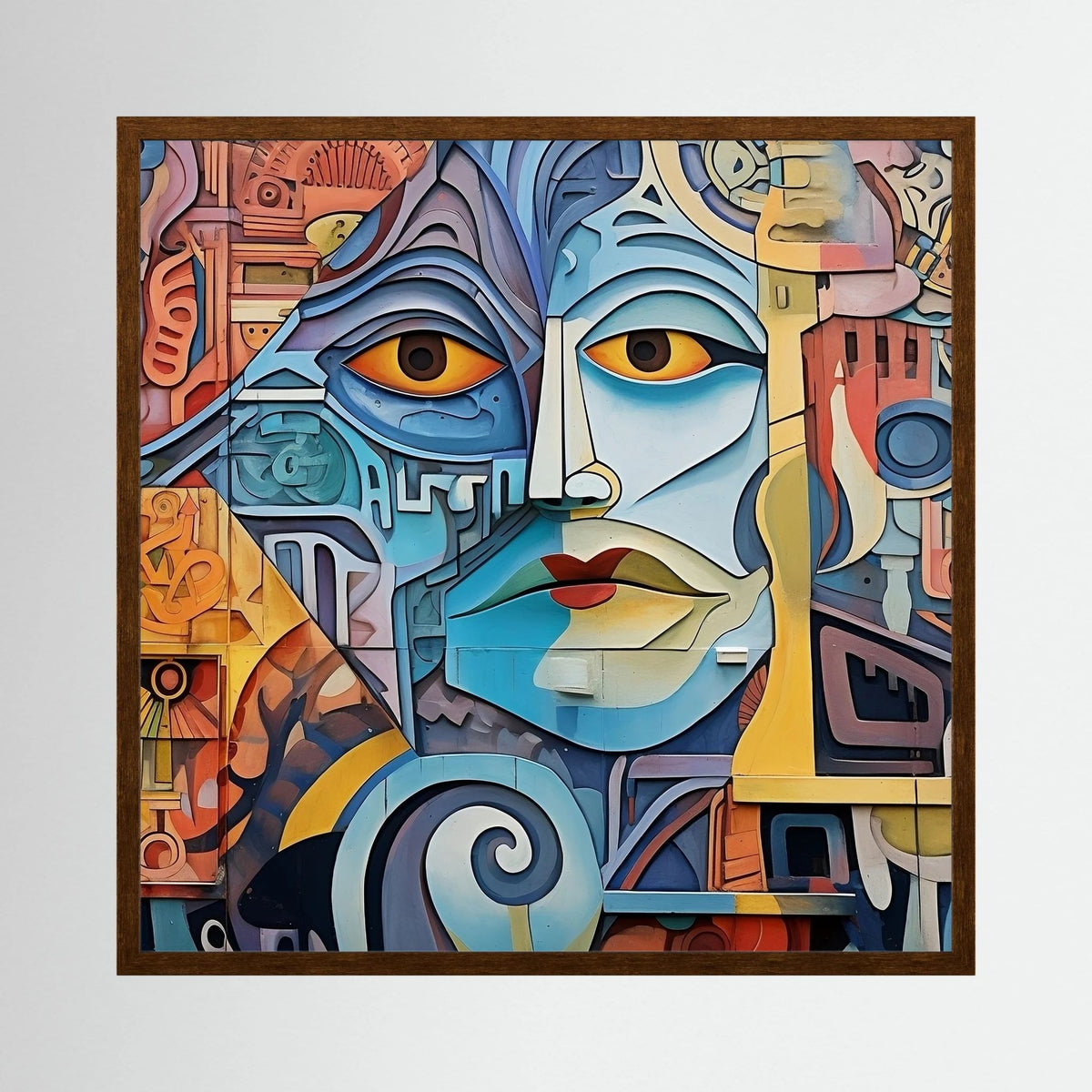 Vibrant Street Mural Print