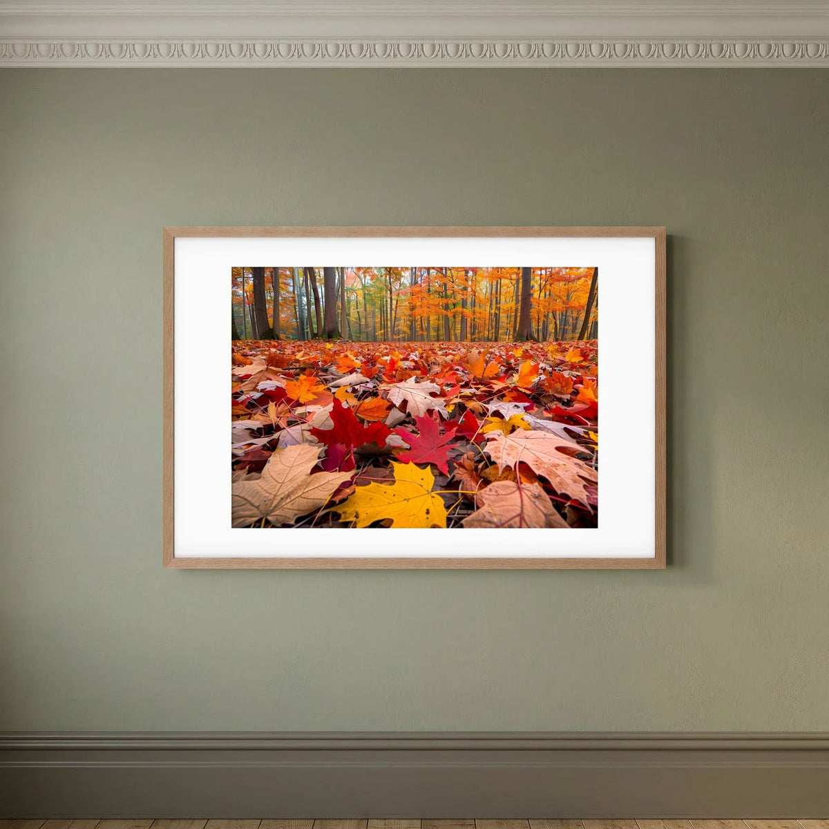 Autumn Forest Floor Print