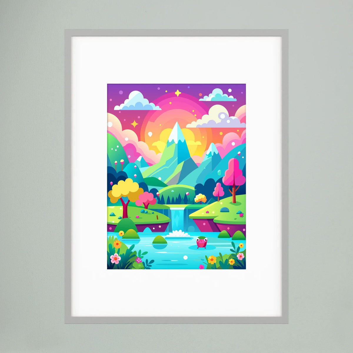 Kawaii Landscape Print 1