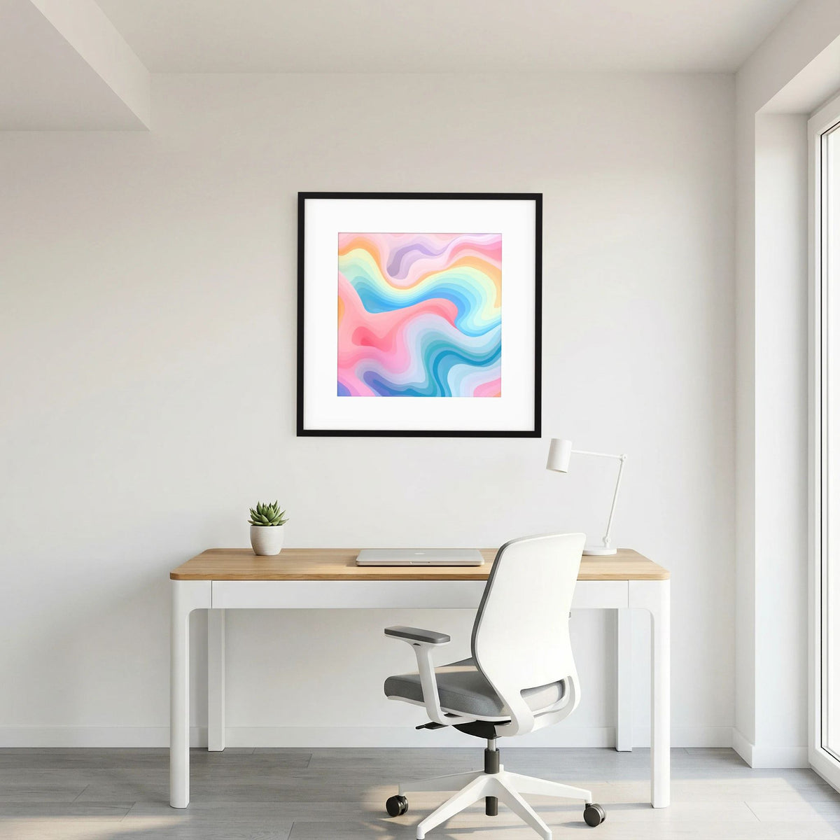 Pastel Waves Print 2