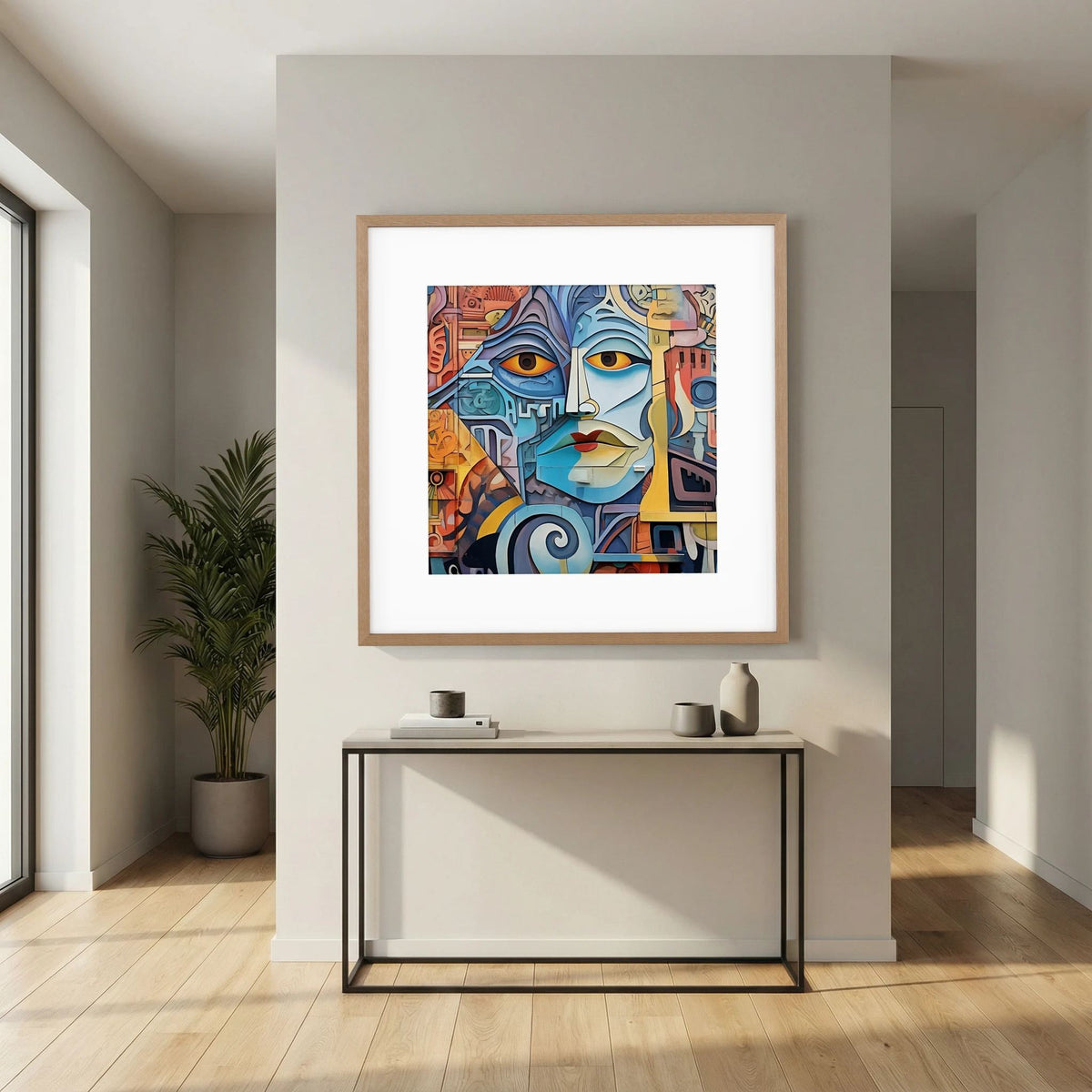 Vibrant Street Mural Print