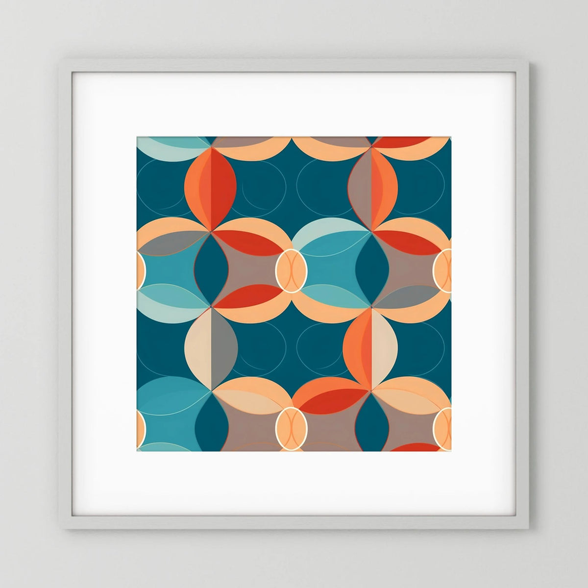 Retro Circles Print