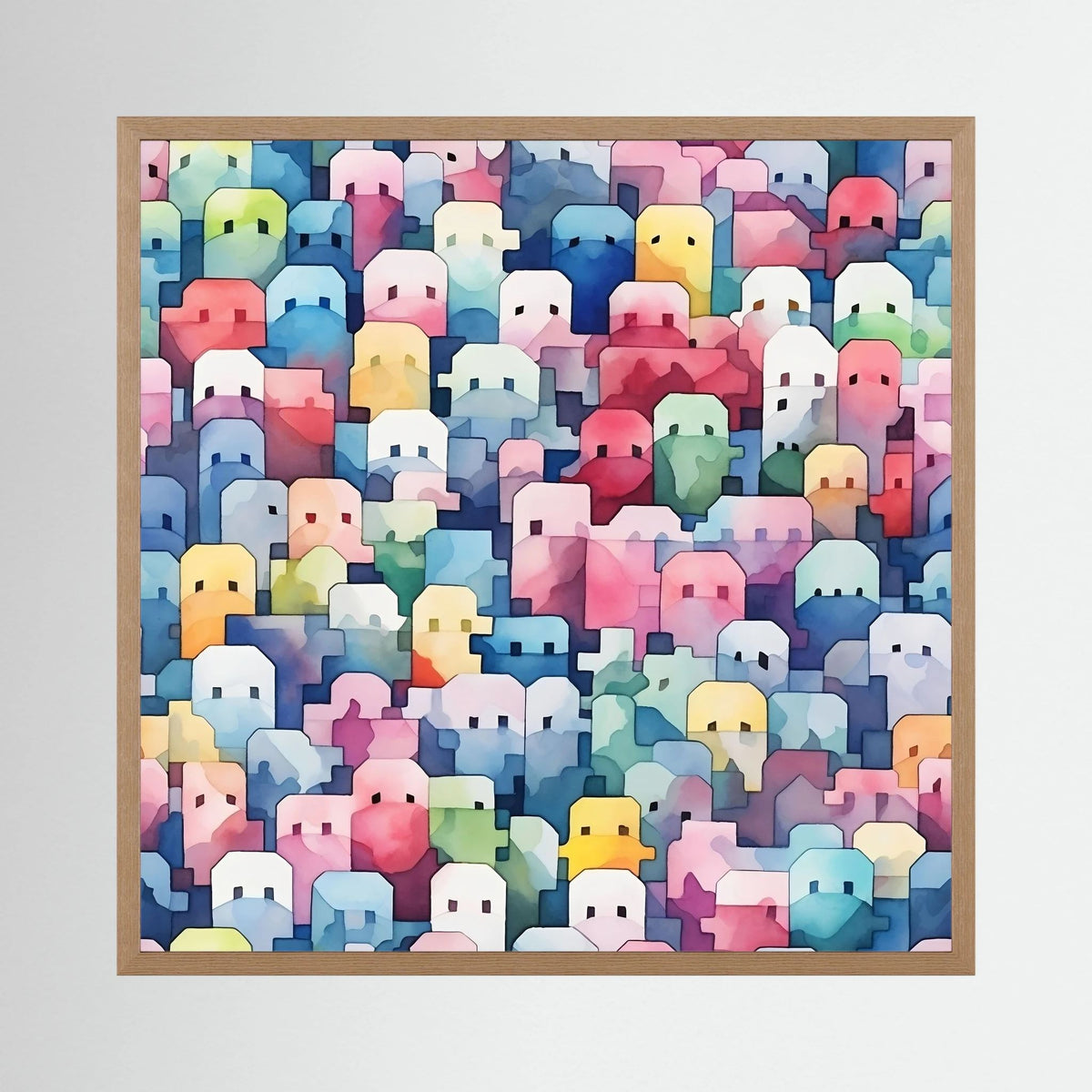 Little Faces Print