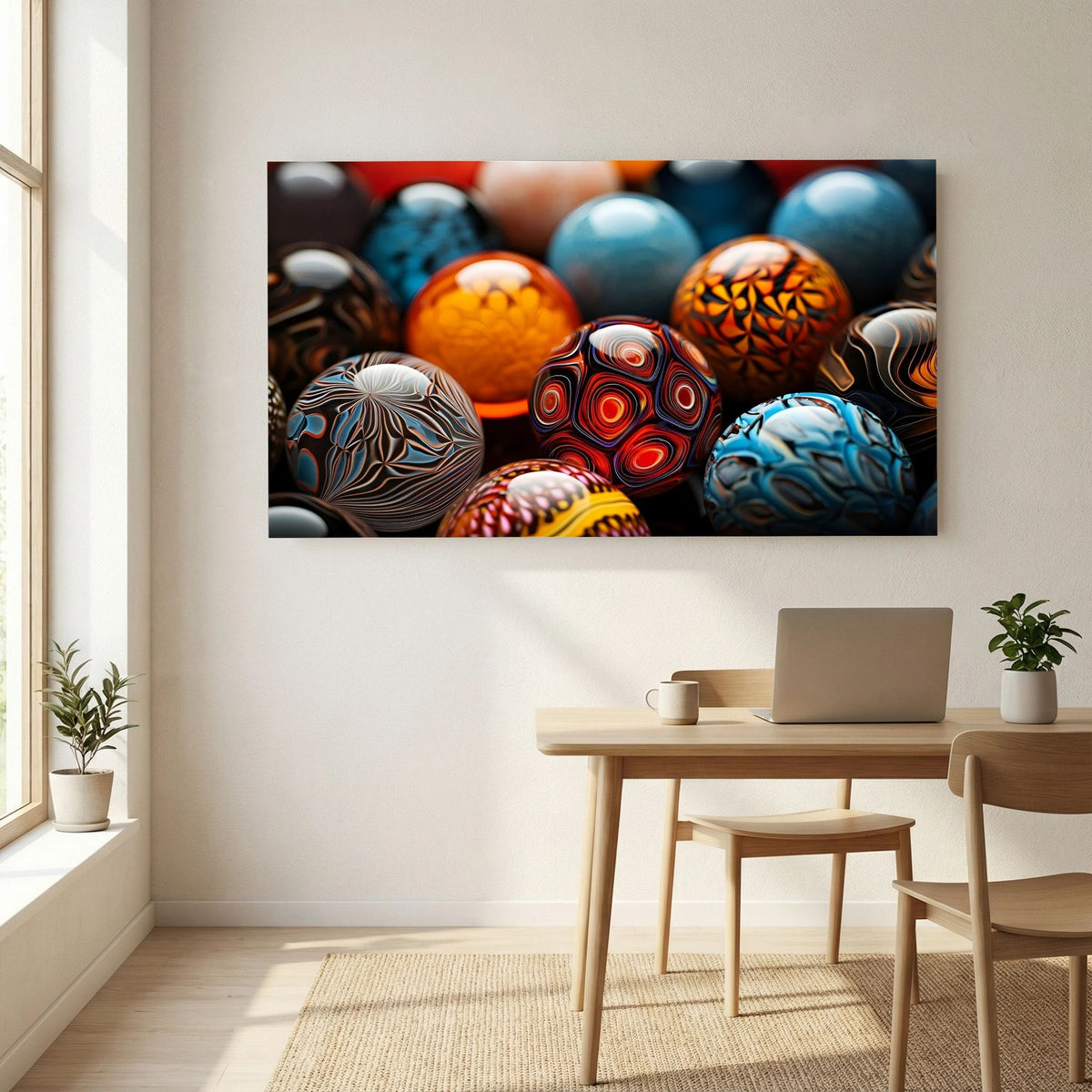 Glass Marbles Canvas