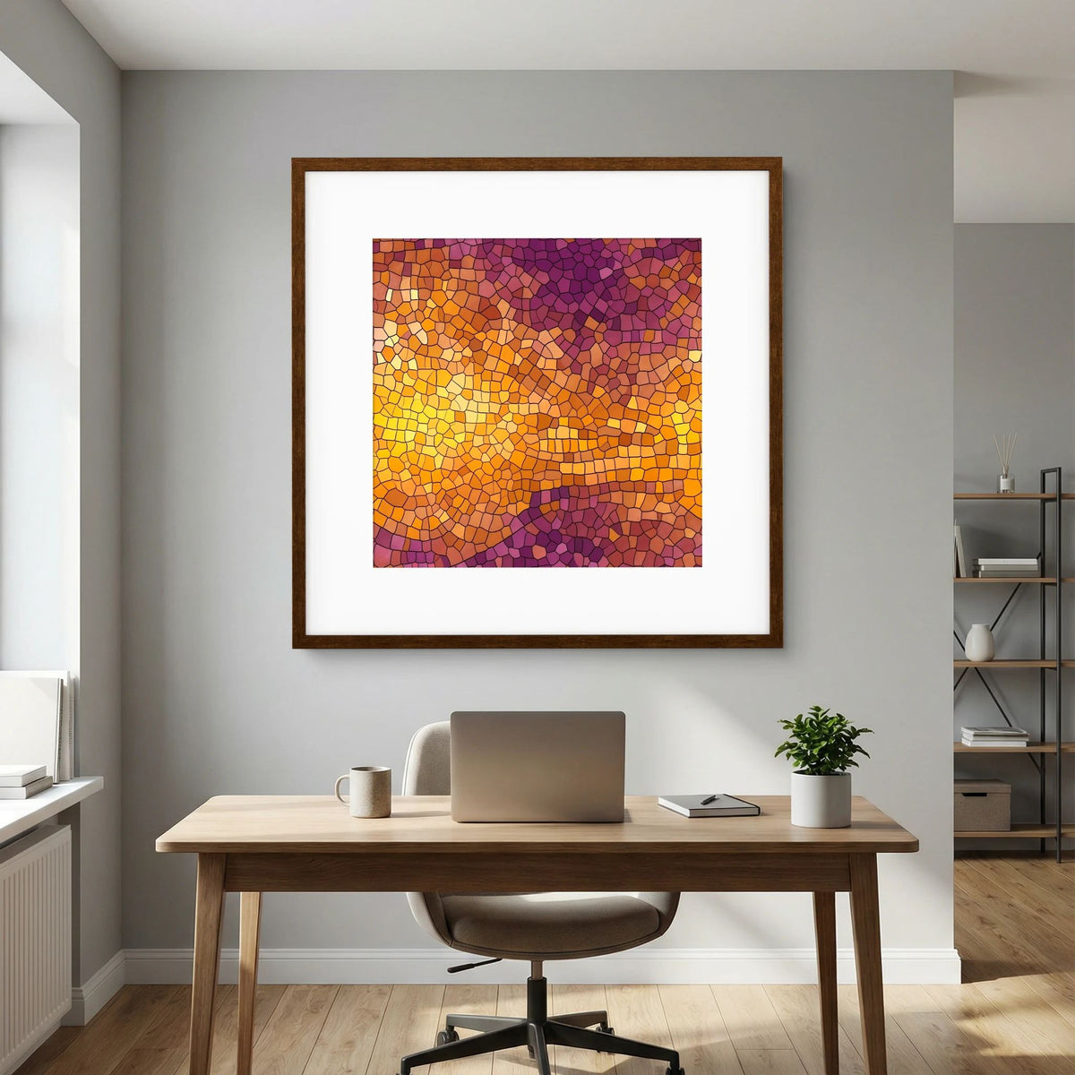 Sunset Mosaic Print