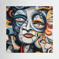 Face Mural Canvas