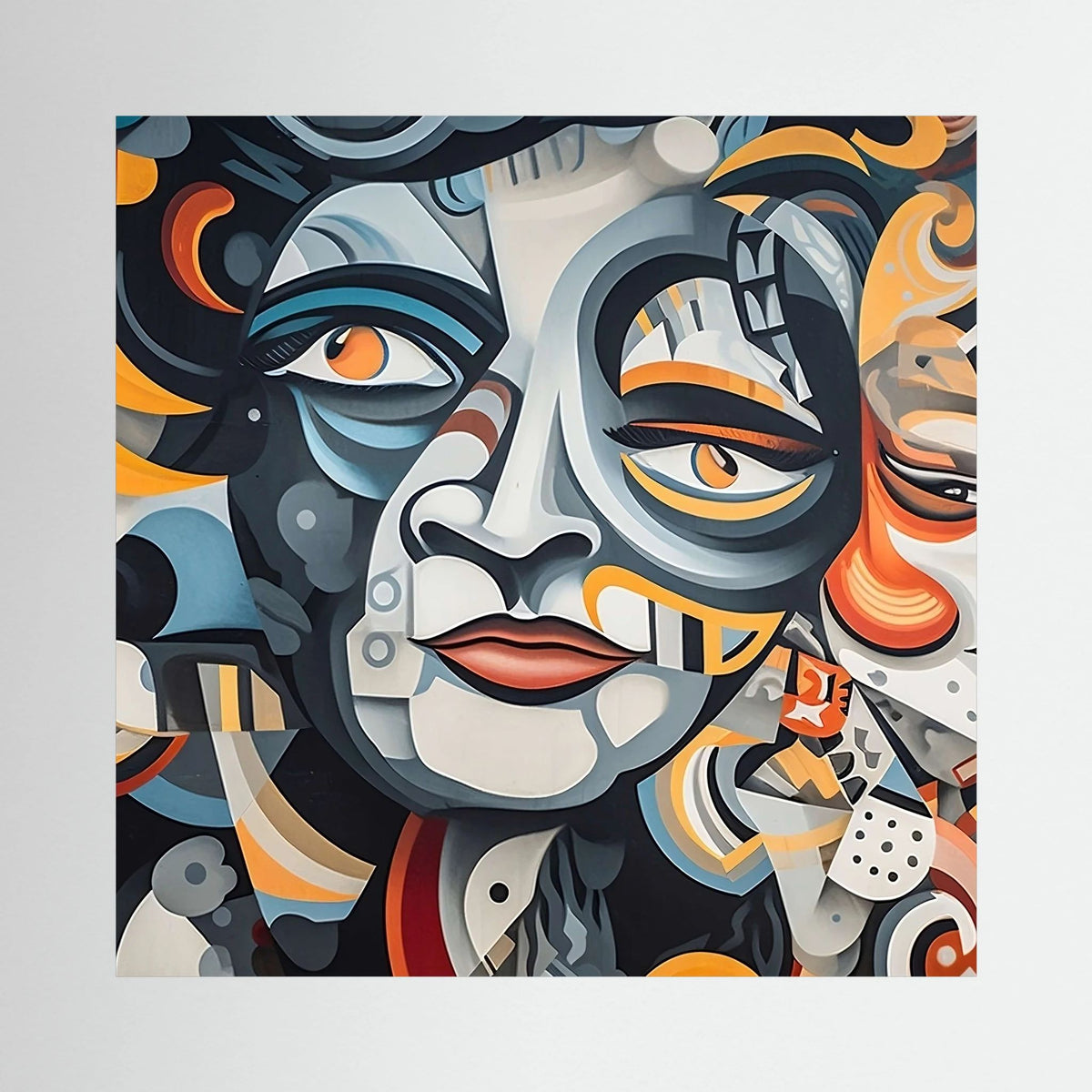 Face Mural Canvas