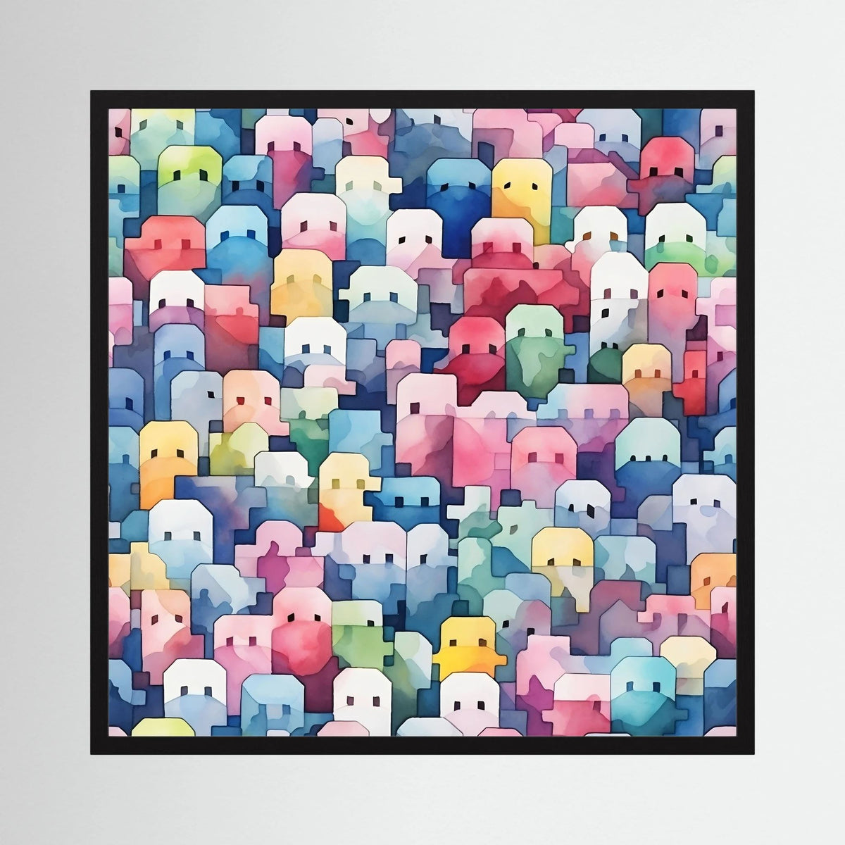 Little Faces Print