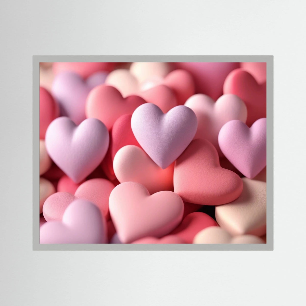 Pastel Hearts Print