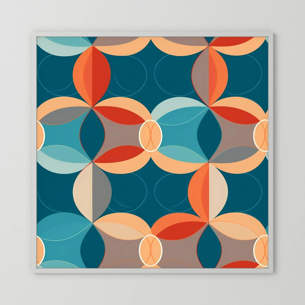 Retro Circles Print
