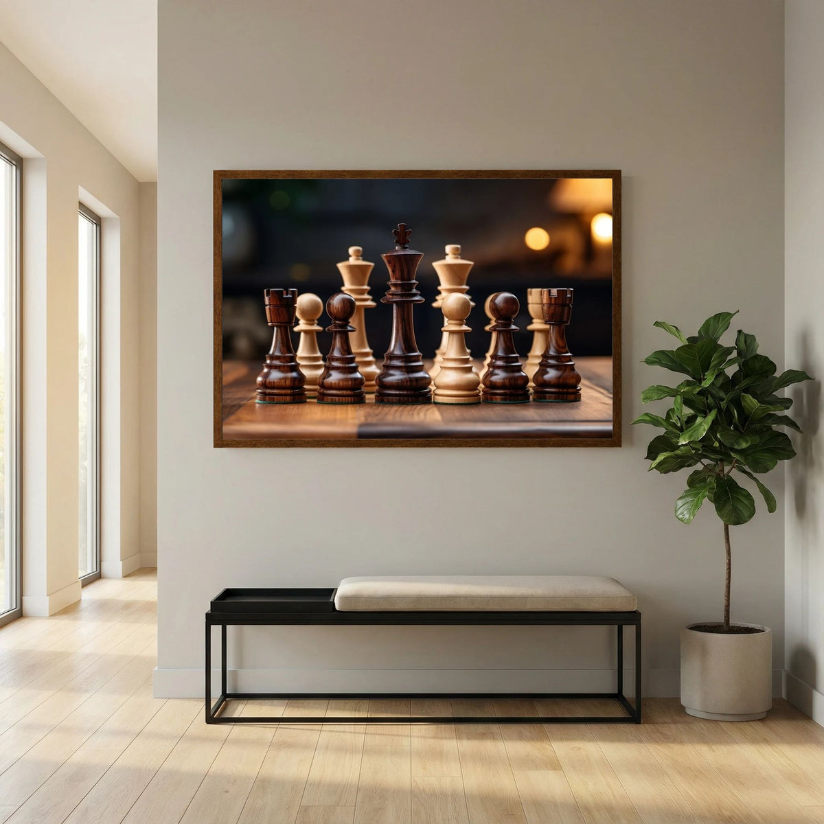 Chess Pieces Print