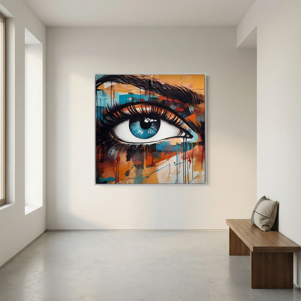 Abstract Eye Canvas