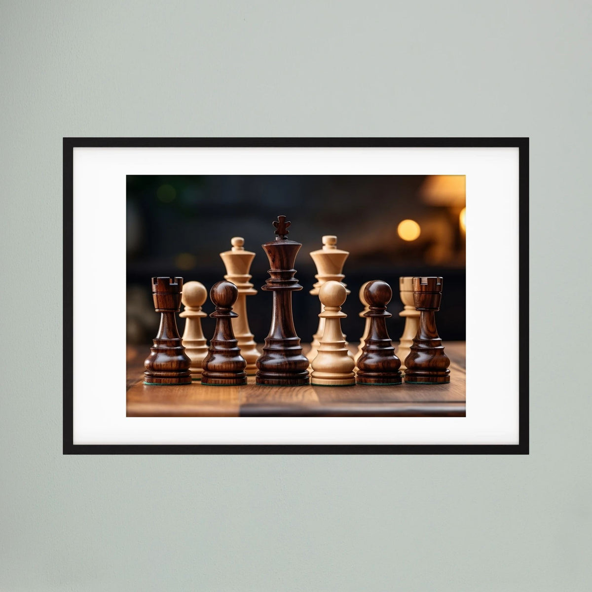 Chess Pieces Print