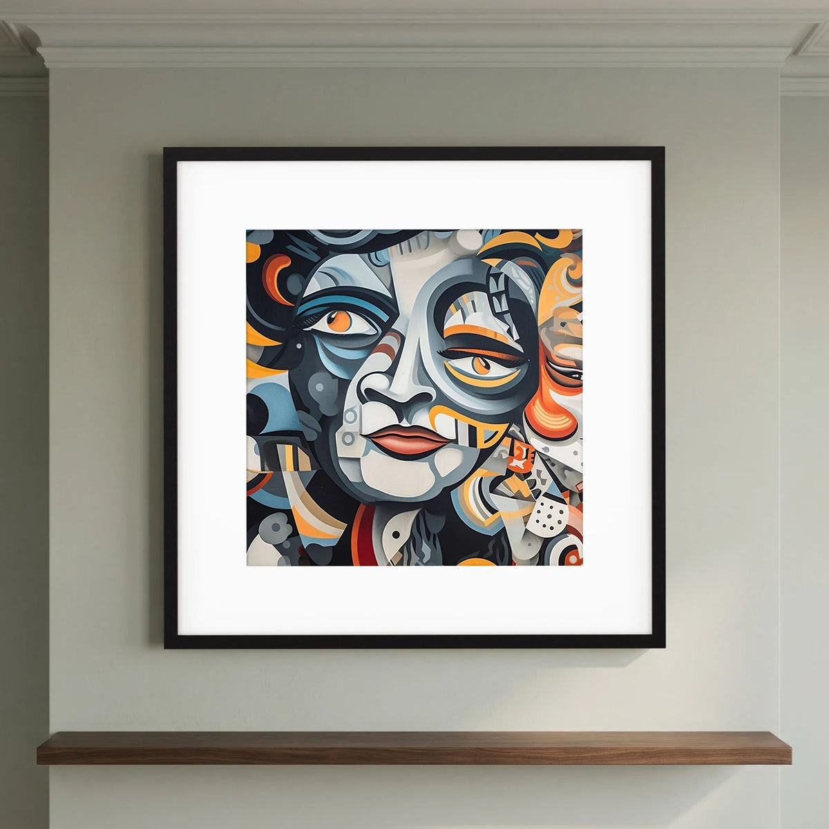 Face Mural Print