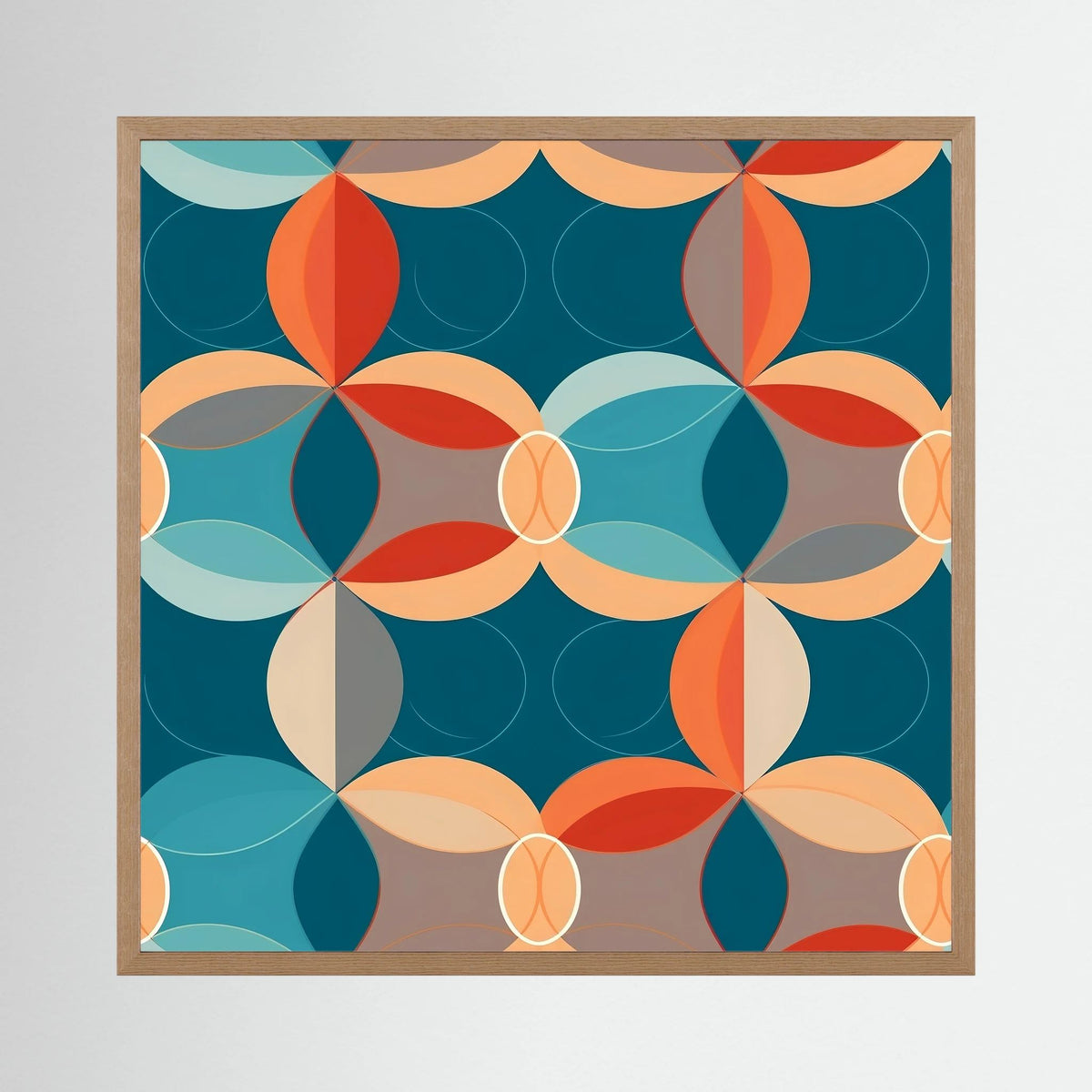 Retro Circles Print