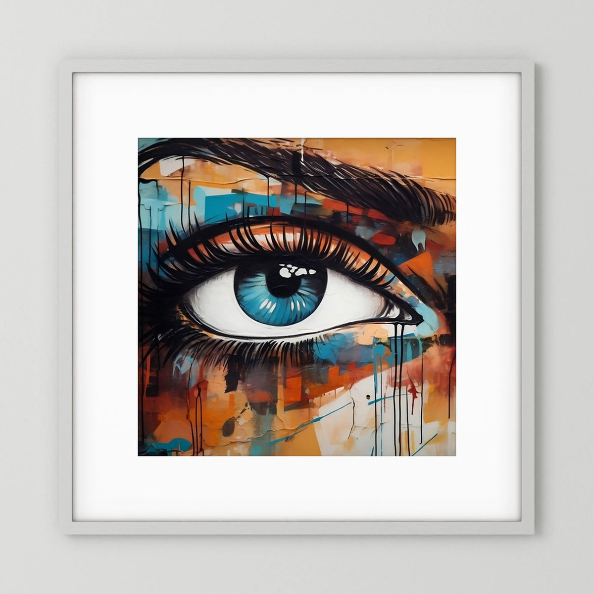 Abstract Eye Print