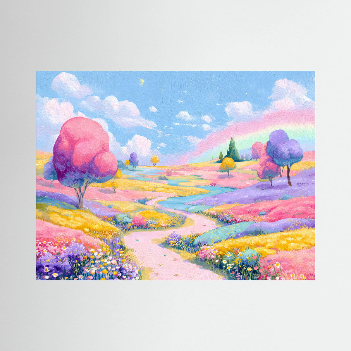 Rainbow Meadow Canvas