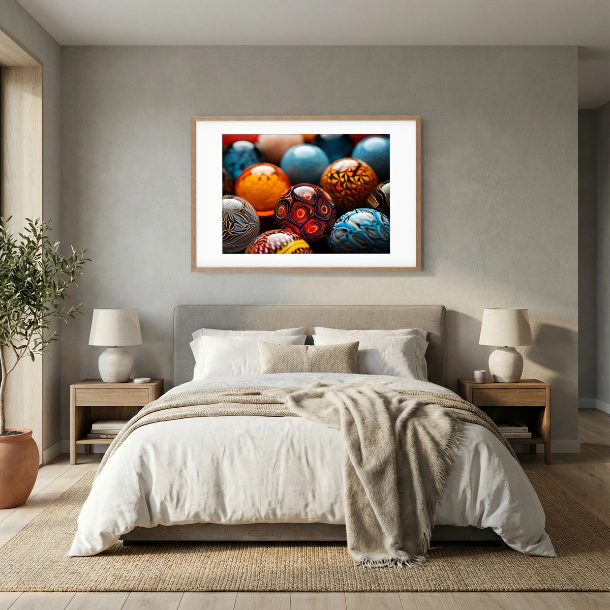 Glass Marbles Print