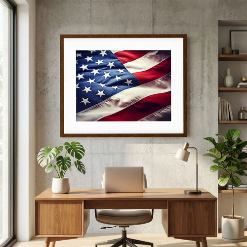 American Flag Print