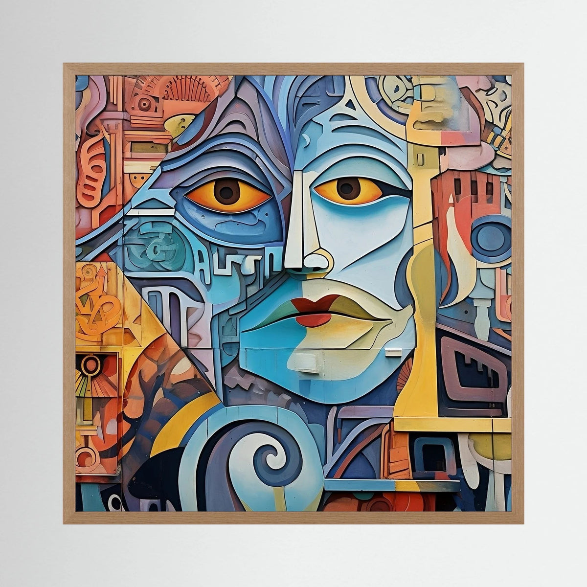 Vibrant Street Mural Print