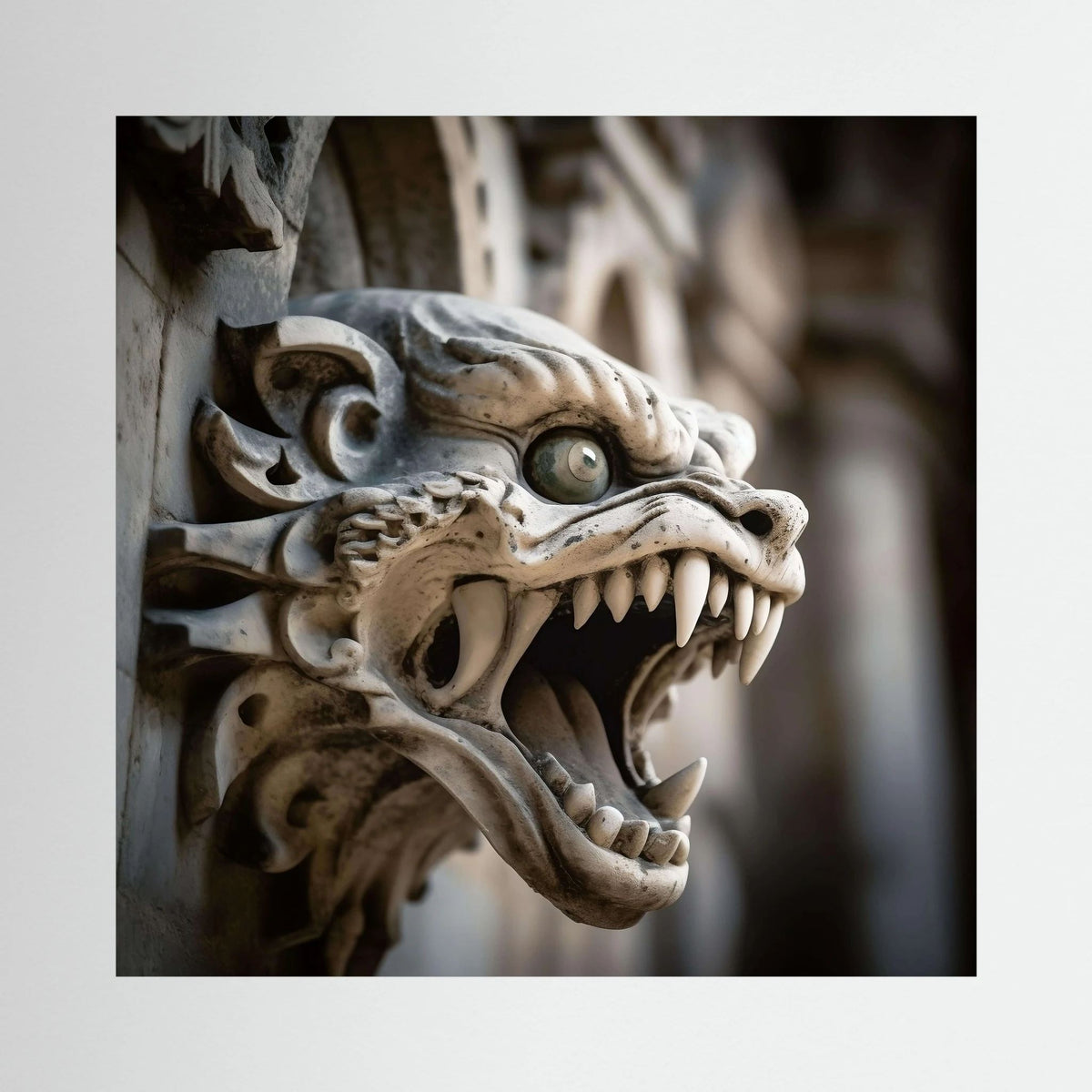 Stone Gargoyle Canvas