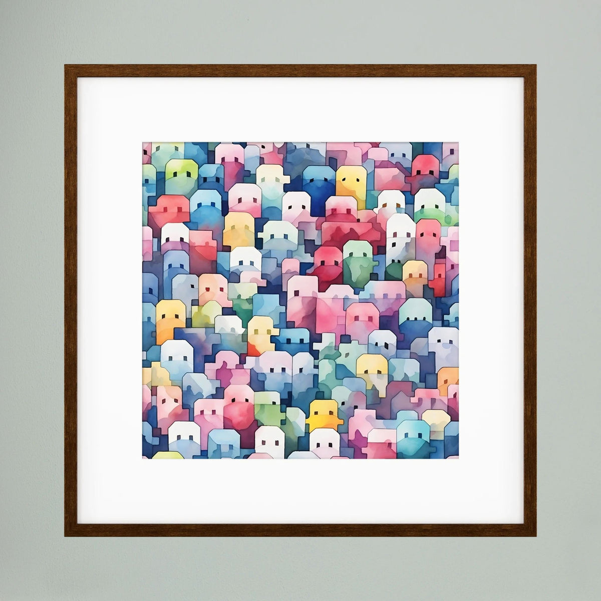 Little Faces Print