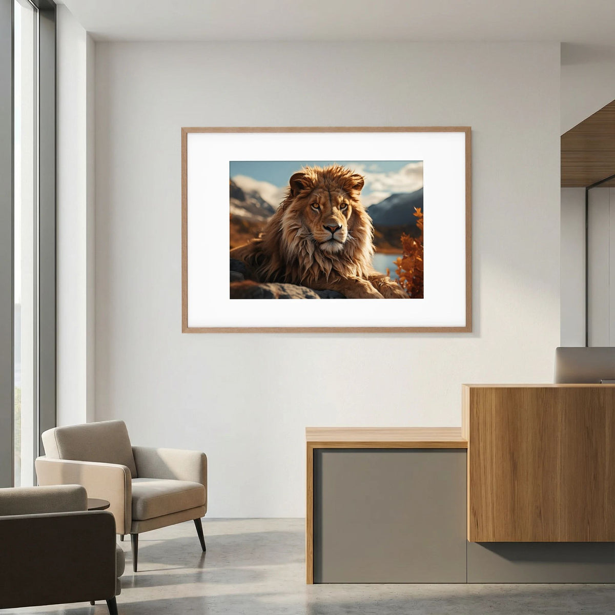 Majestic Lion Print