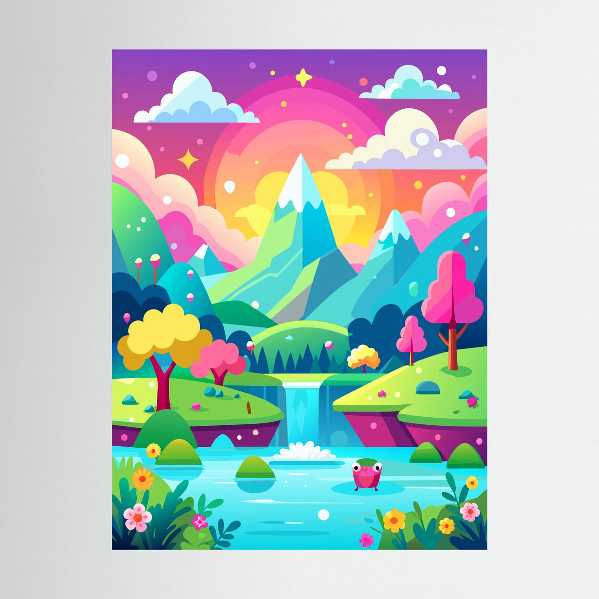 Kawaii Landscape Canvas 1