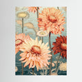 Vintage Chrysanthemum Canvas
