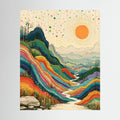 Boho Sunrise Valley 2 Canvas