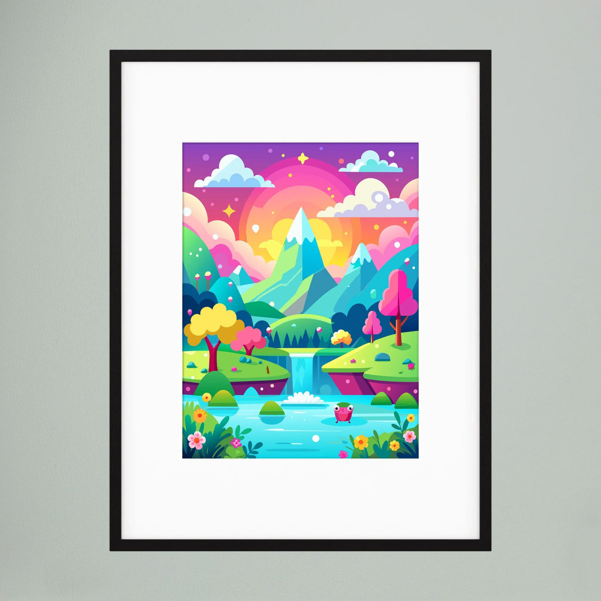 Kawaii Landscape Print 1