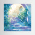 Sunlit Stairway Canvas