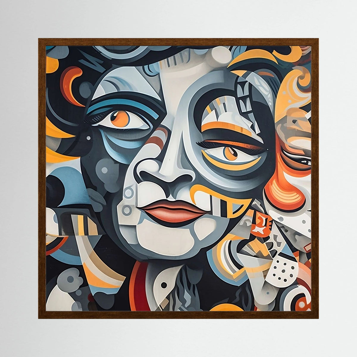 Face Mural Print