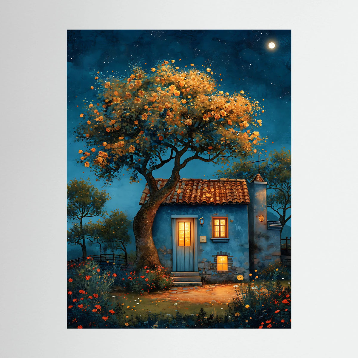 Homely Night Canvas