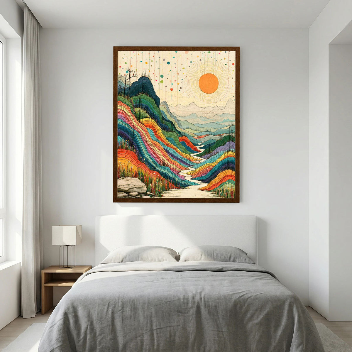 Boho Sunrise Valley 2 Print