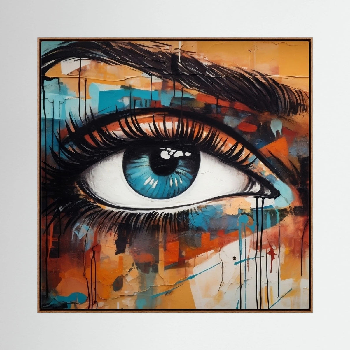 Abstract Eye Canvas