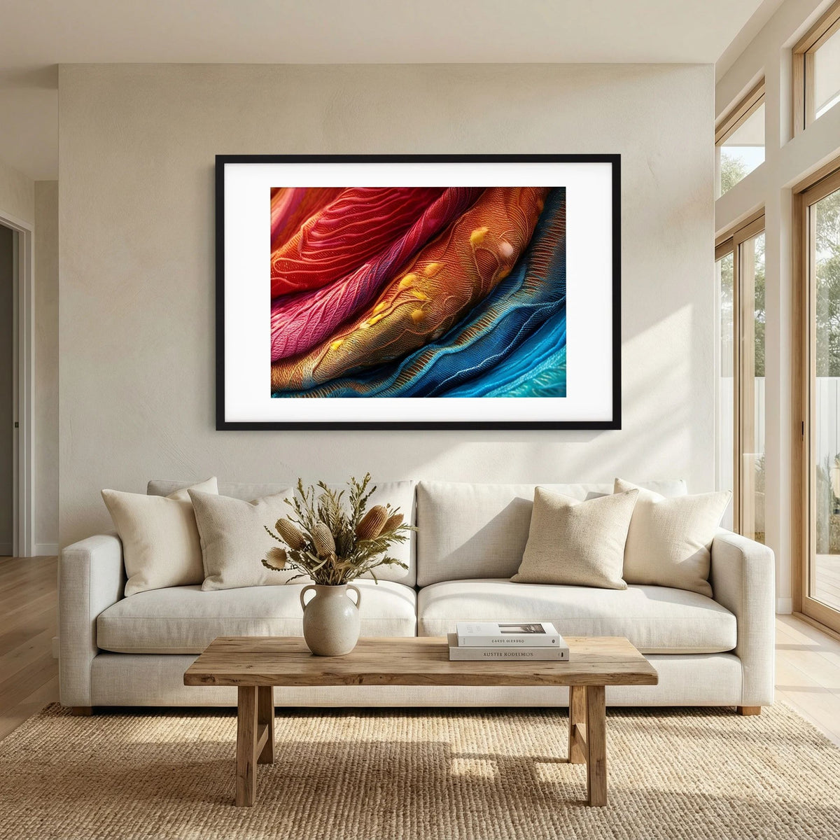 Rainbow Fabric Print