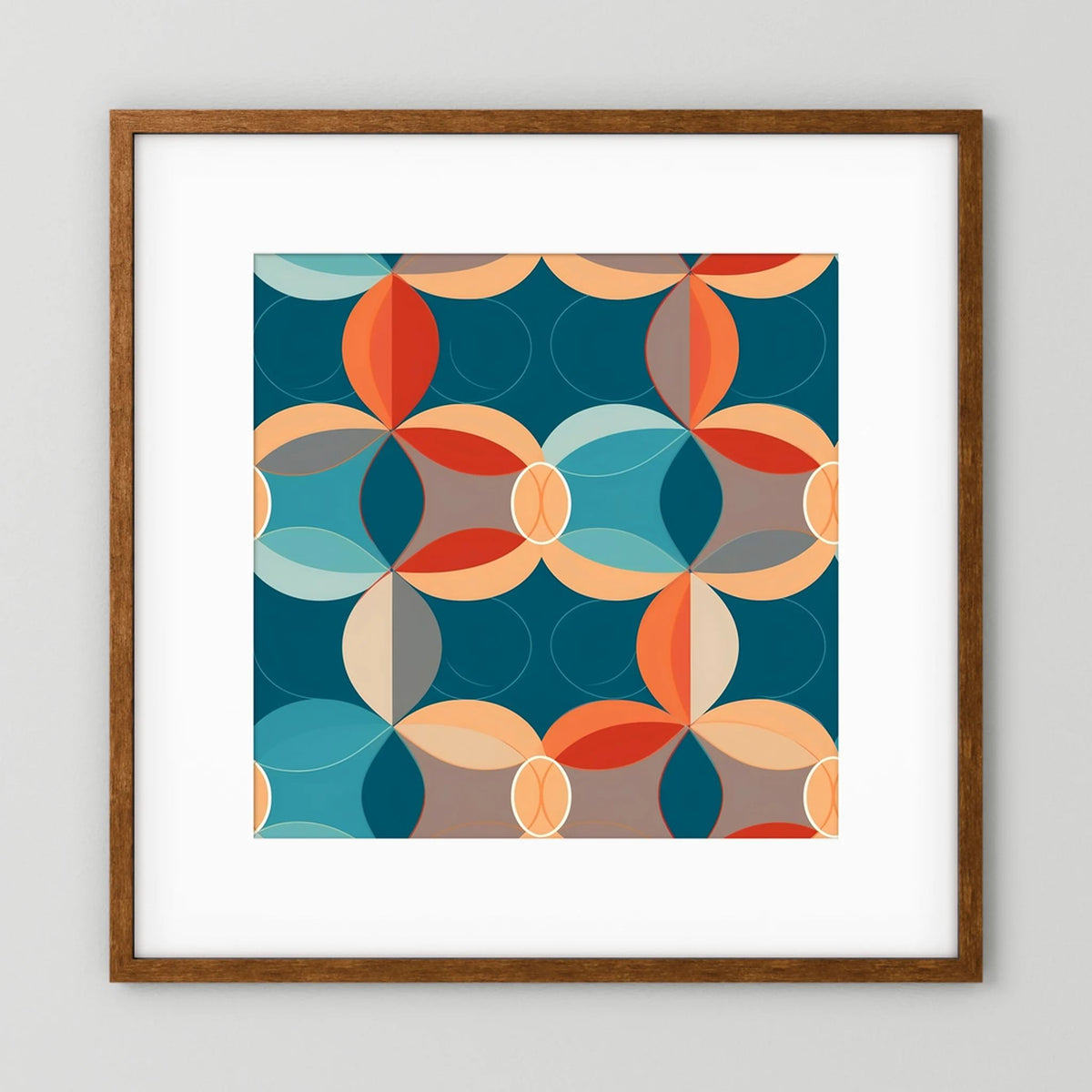 Retro Circles Print