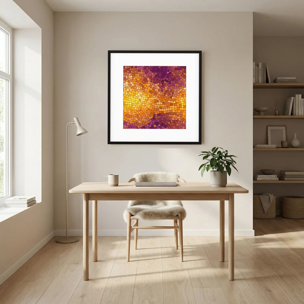 Sunset Mosaic Print