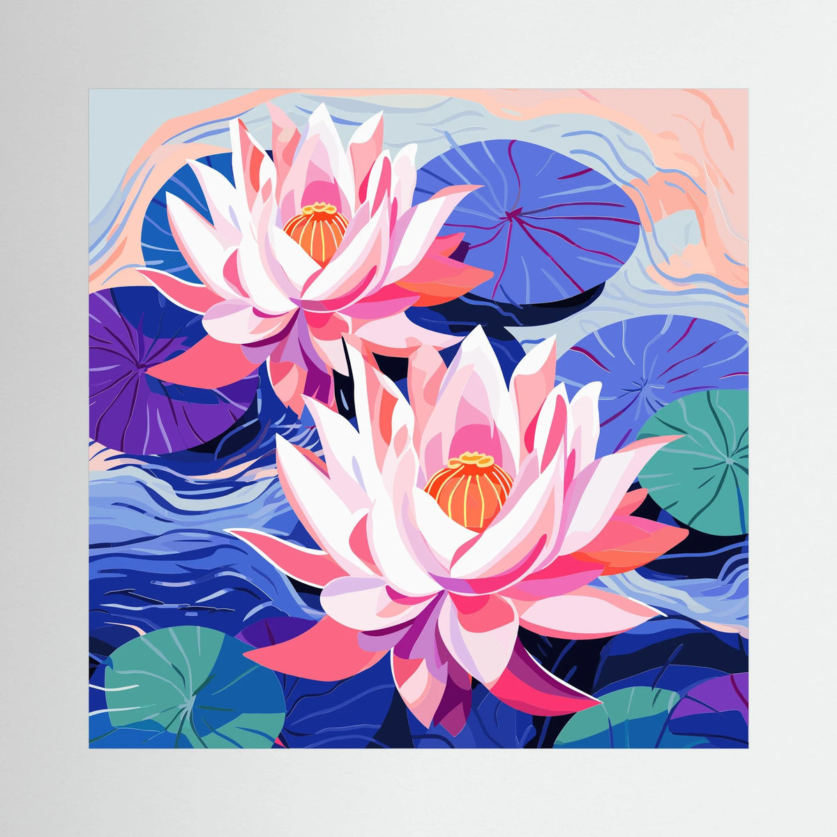 Water Lily Canvas