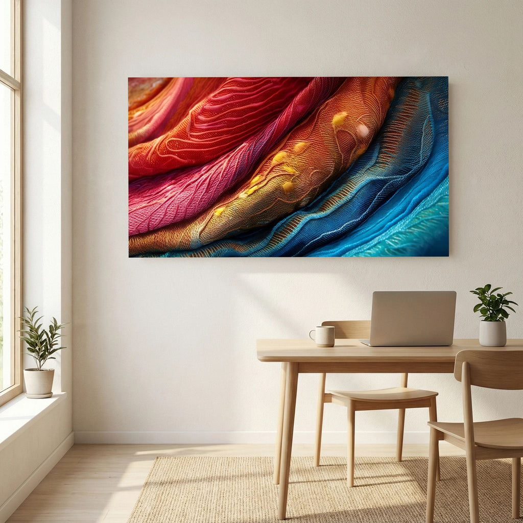 Rainbow Fabric Canvas