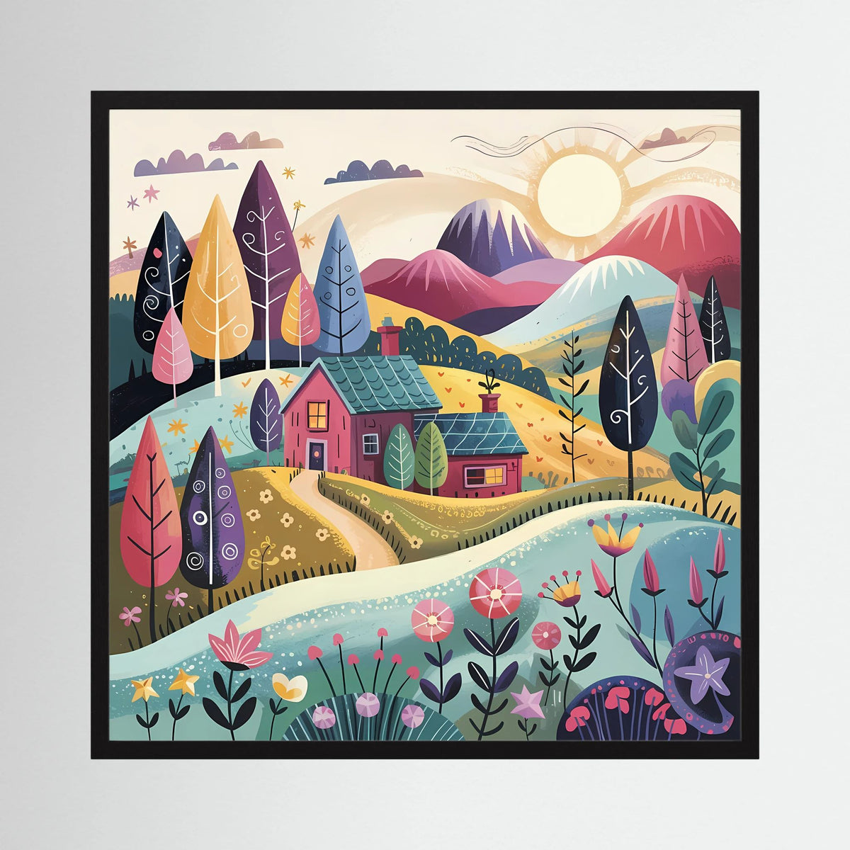 Storybook Meadow 1 Print
