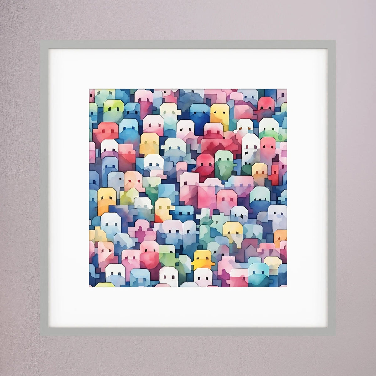 Little Faces Print