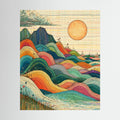 Boho Sunrise Valley 1 Canvas