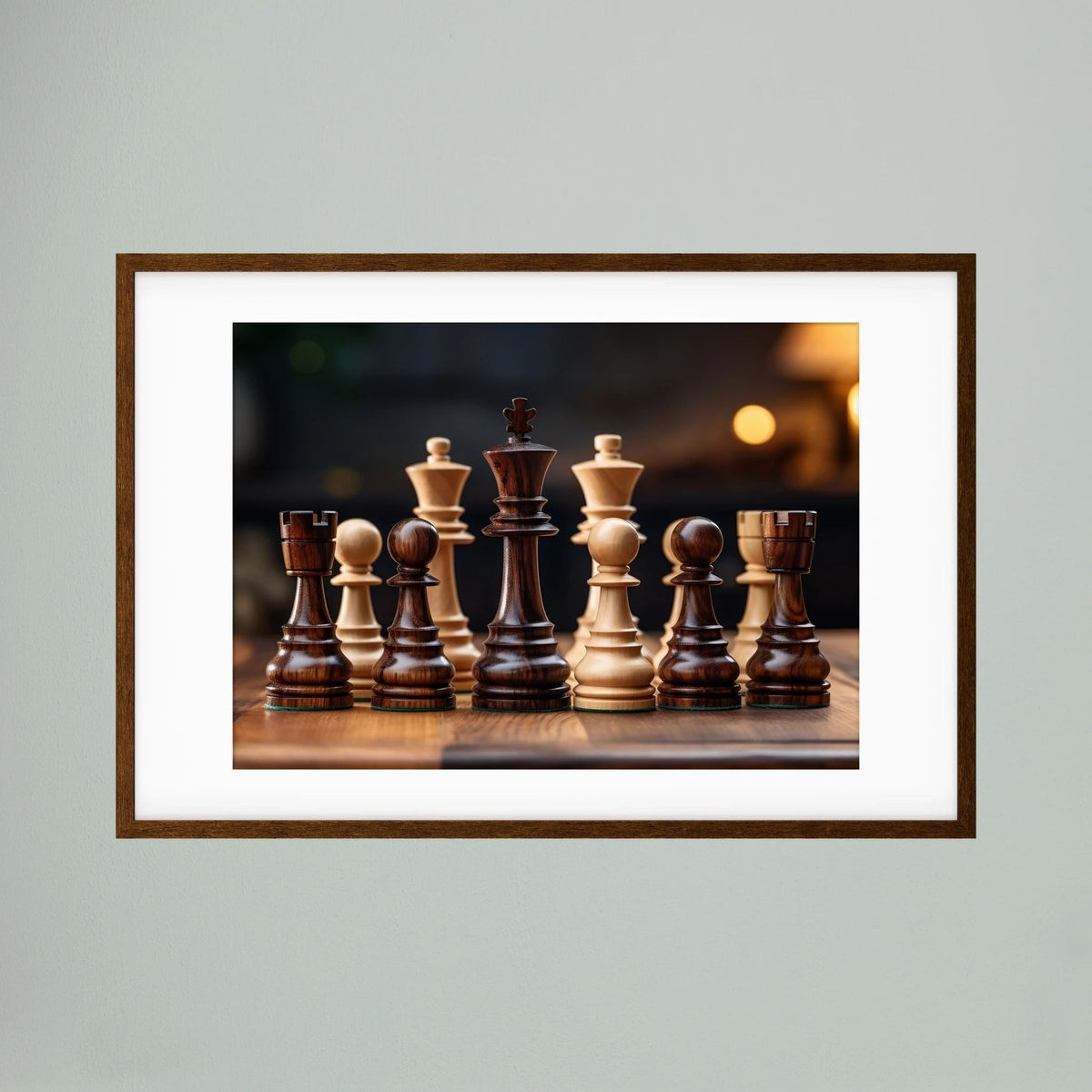 Chess Pieces Print