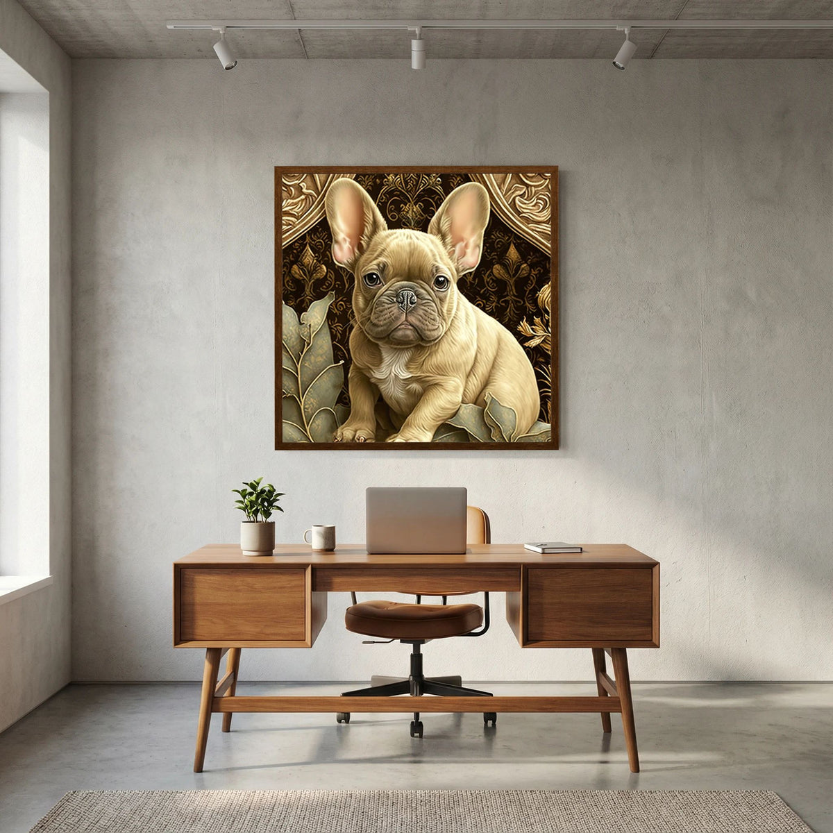 Art Nouveau French Bulldog Print