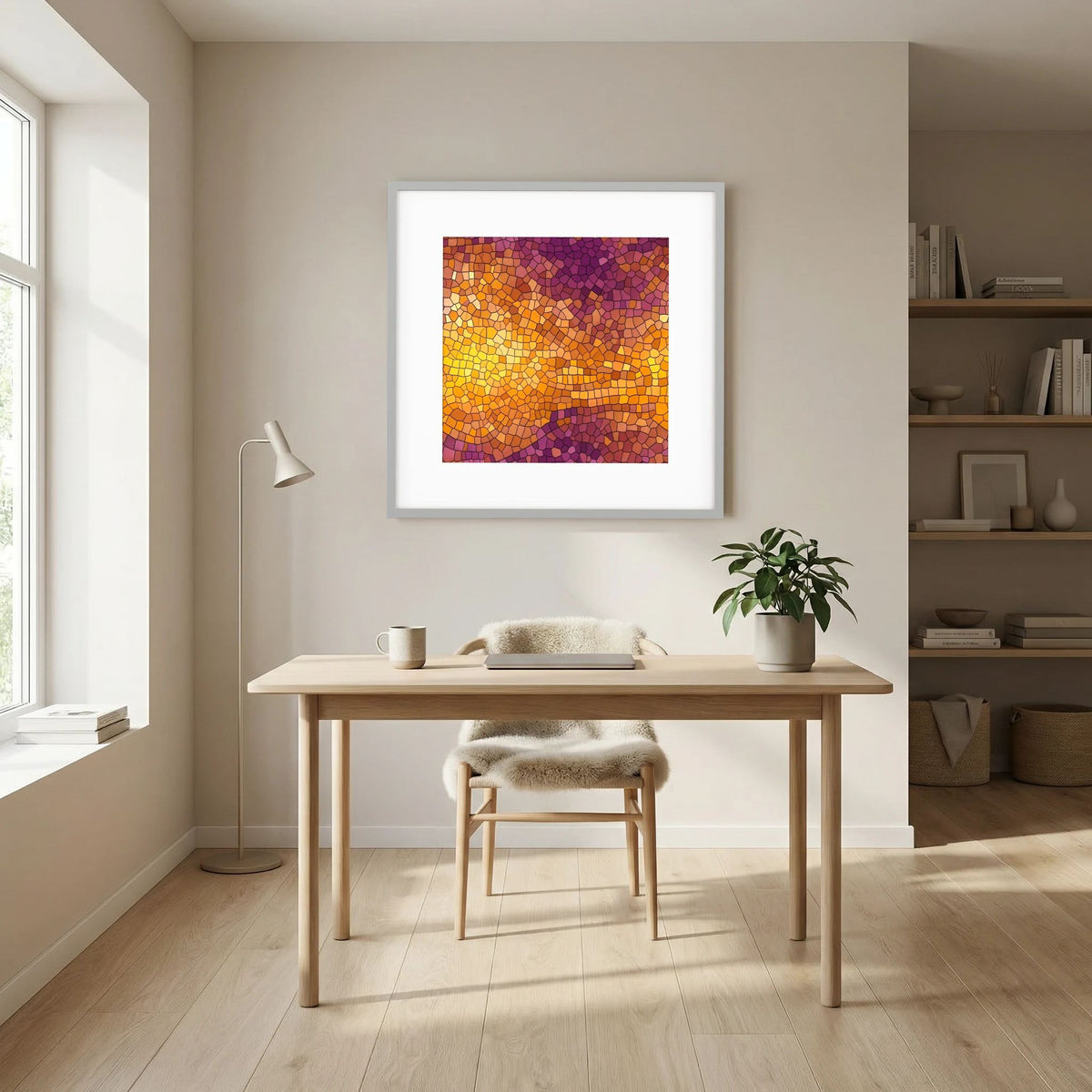 Sunset Mosaic Print